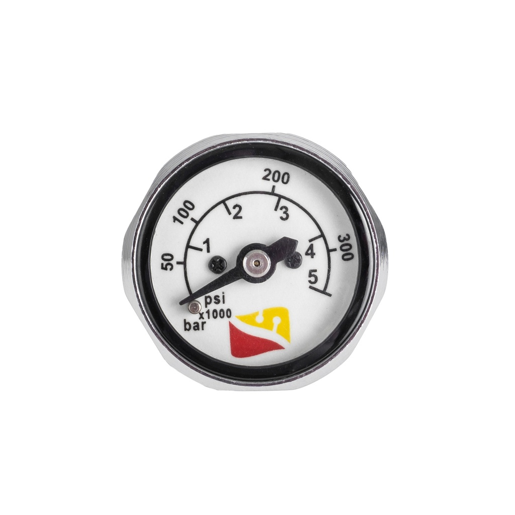 SPG - SMALL BUTTON GAUGE BAR/PSI COMBO - 1" FACE 