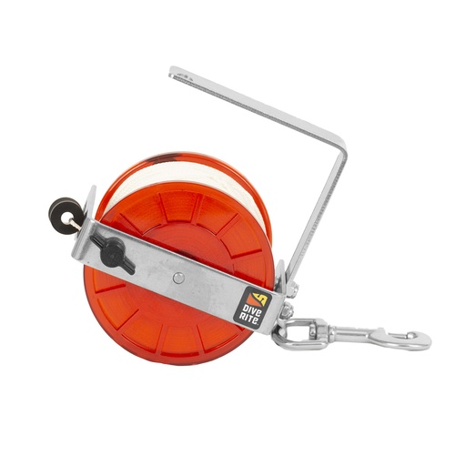 [RE4300] PRIMARY 400' #24 LINE - RED W/ SHACKLE SNAP