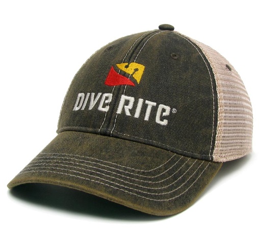 [LW3548] HAT - LOGO - OLD FAVORITE TRUCKER - BLACK
