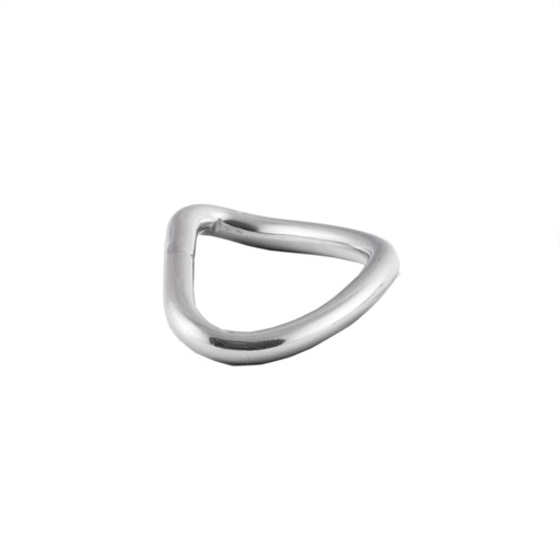 [HW1063BENT] RING - "D" - 2" - S/S LOW PROFILE BENT 3/16"